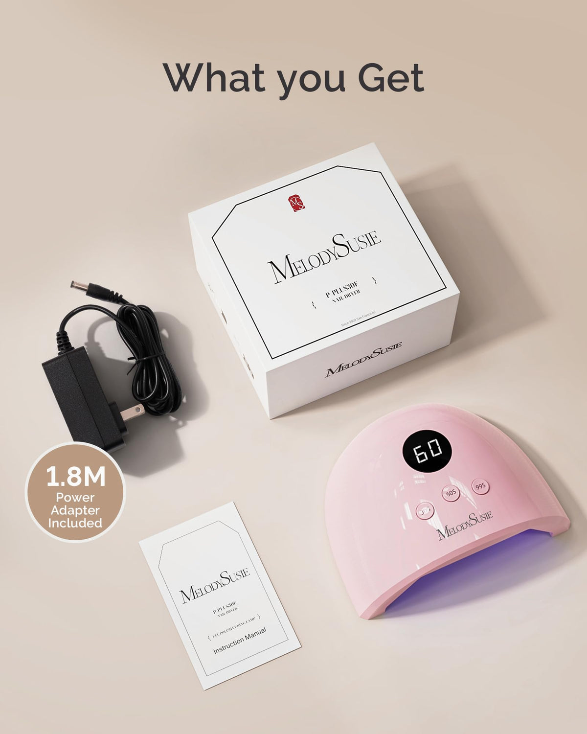 MelodySusie UV/LED Nail Lamp P-Plus30F ventilation holes