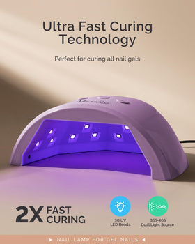 MelodySusie UV Nail Lamp P-Plus30F with power cord