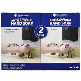 MEMBER'S MARK foaming hand soap dispenser with citrus scent