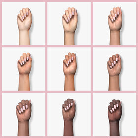 MEMEDA Gel Nail Polish Milky White Nude under LED light