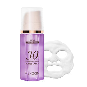 MENOKIN 30 Seconds Bubble Mask front view with packaging