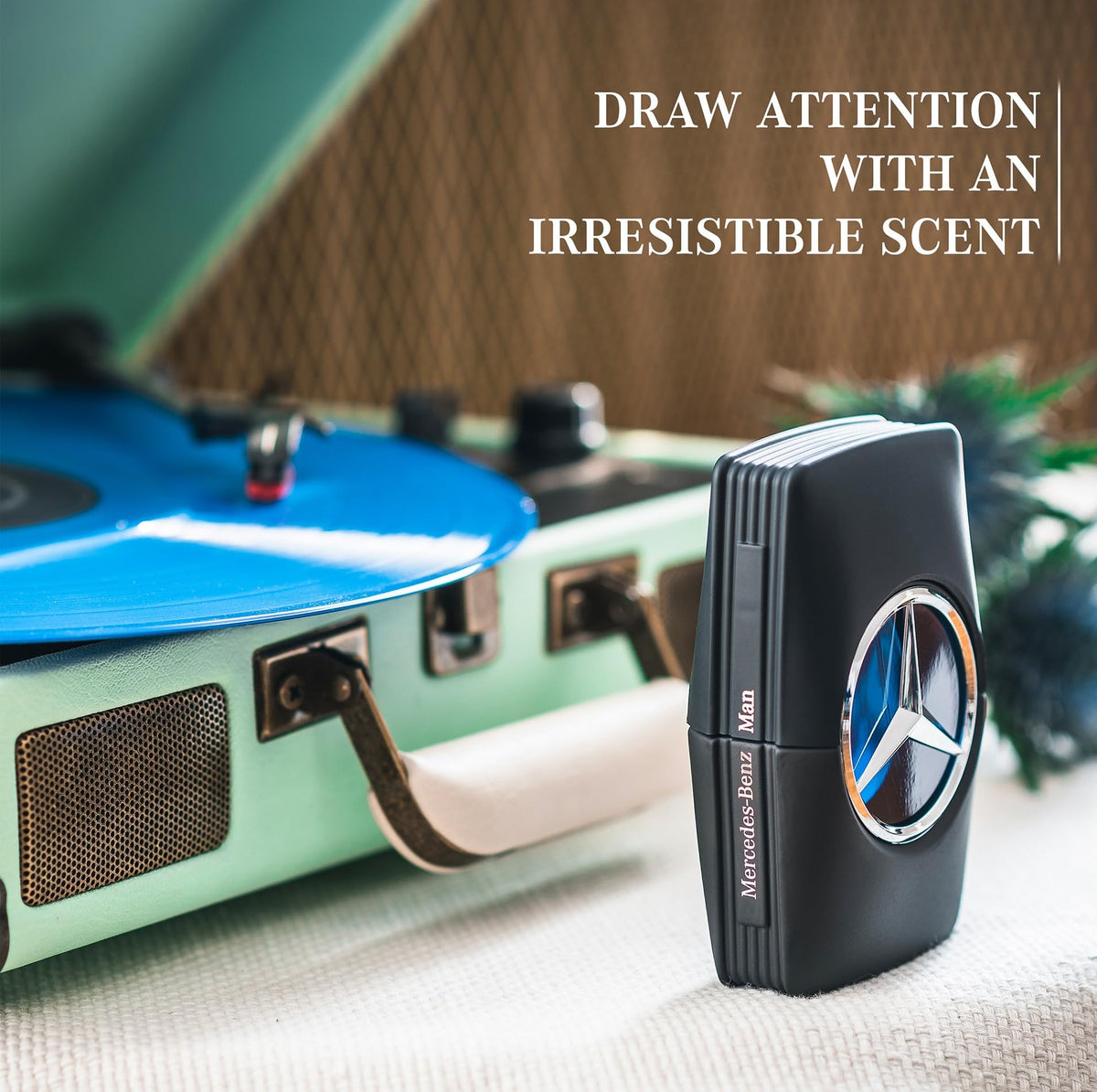 Mercedes Benz Man Eau de Toilette packaging detail
