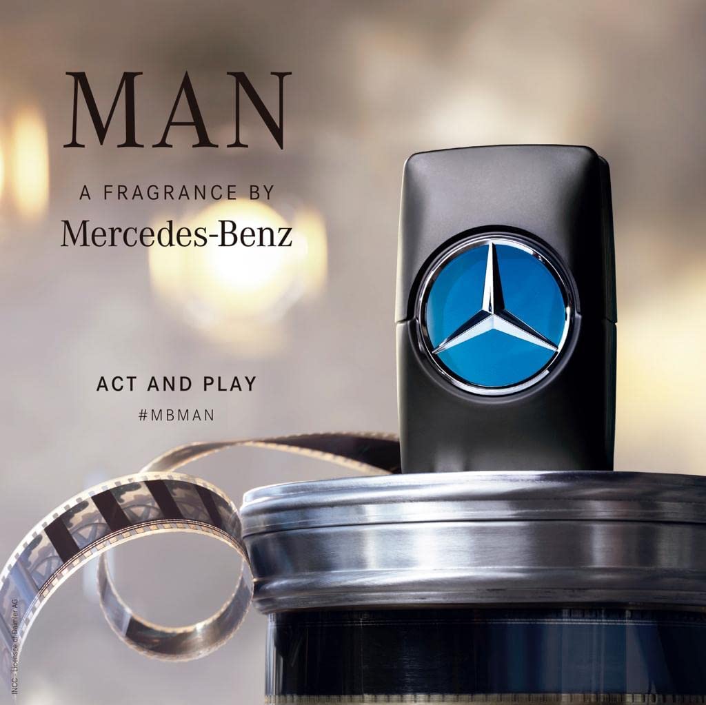 Mercedes Benz Man Eau De Toilette Spray cap detail