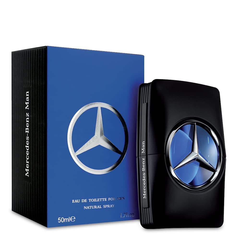 Mercedes Benz Man Eau De Toilette Spray front view 1.7 OZ