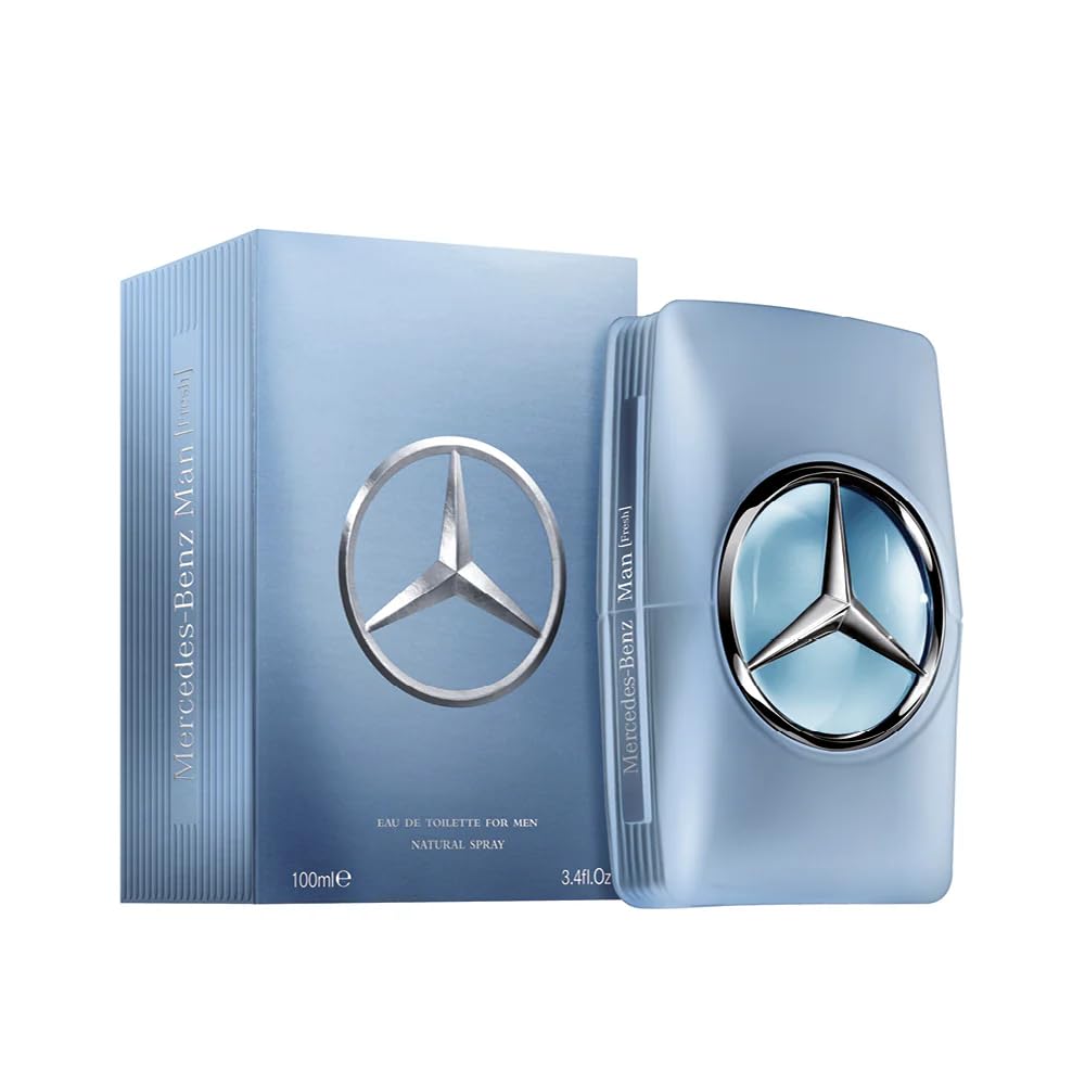 Mercedes Benz Man Fresh Eau de Toilette 3.4 oz front view