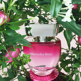 Mercedes Benz Rose Eau De Toilette 3 Oz showing elegant design