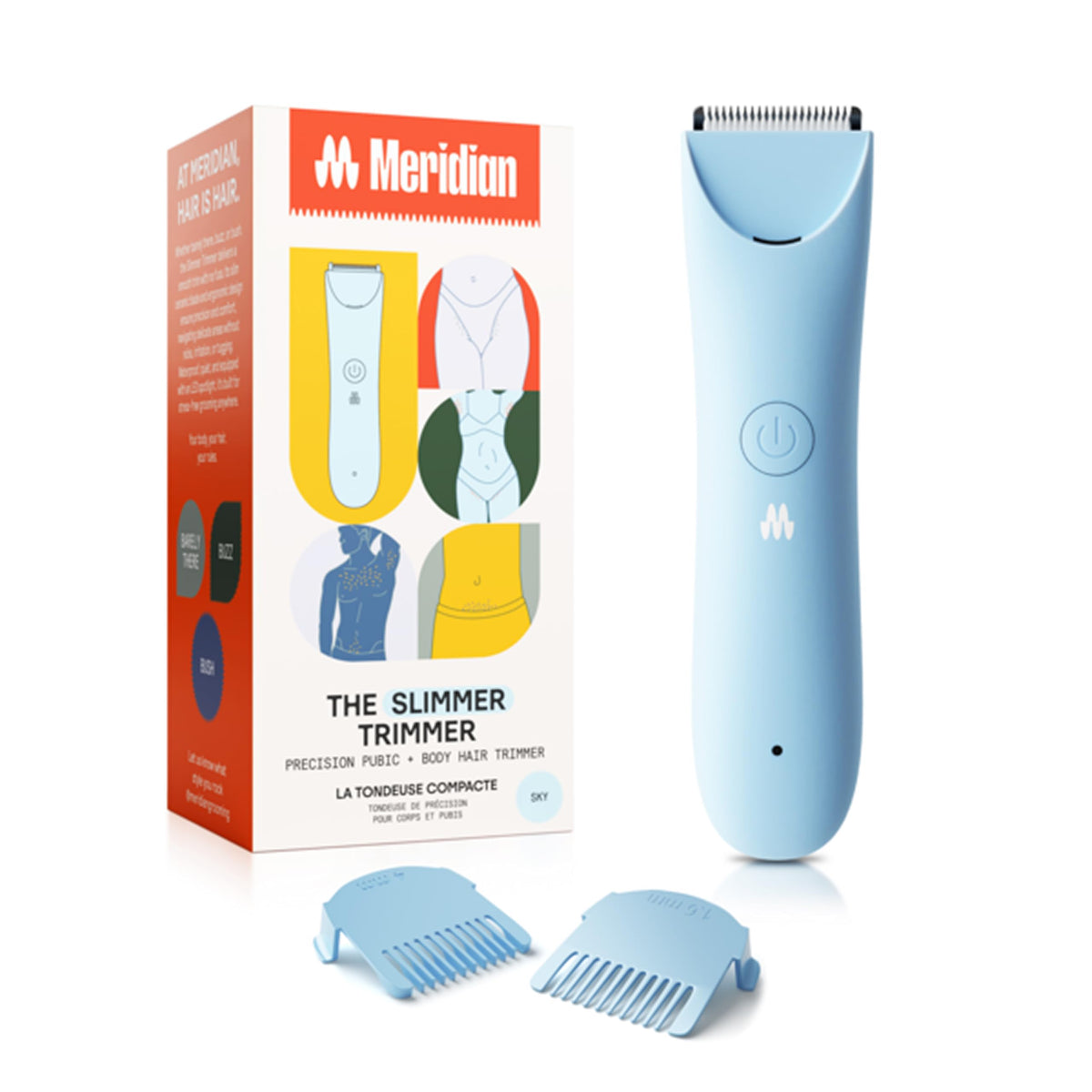 MERIDIAN The Slimmer Trimmer front view in Sky colour