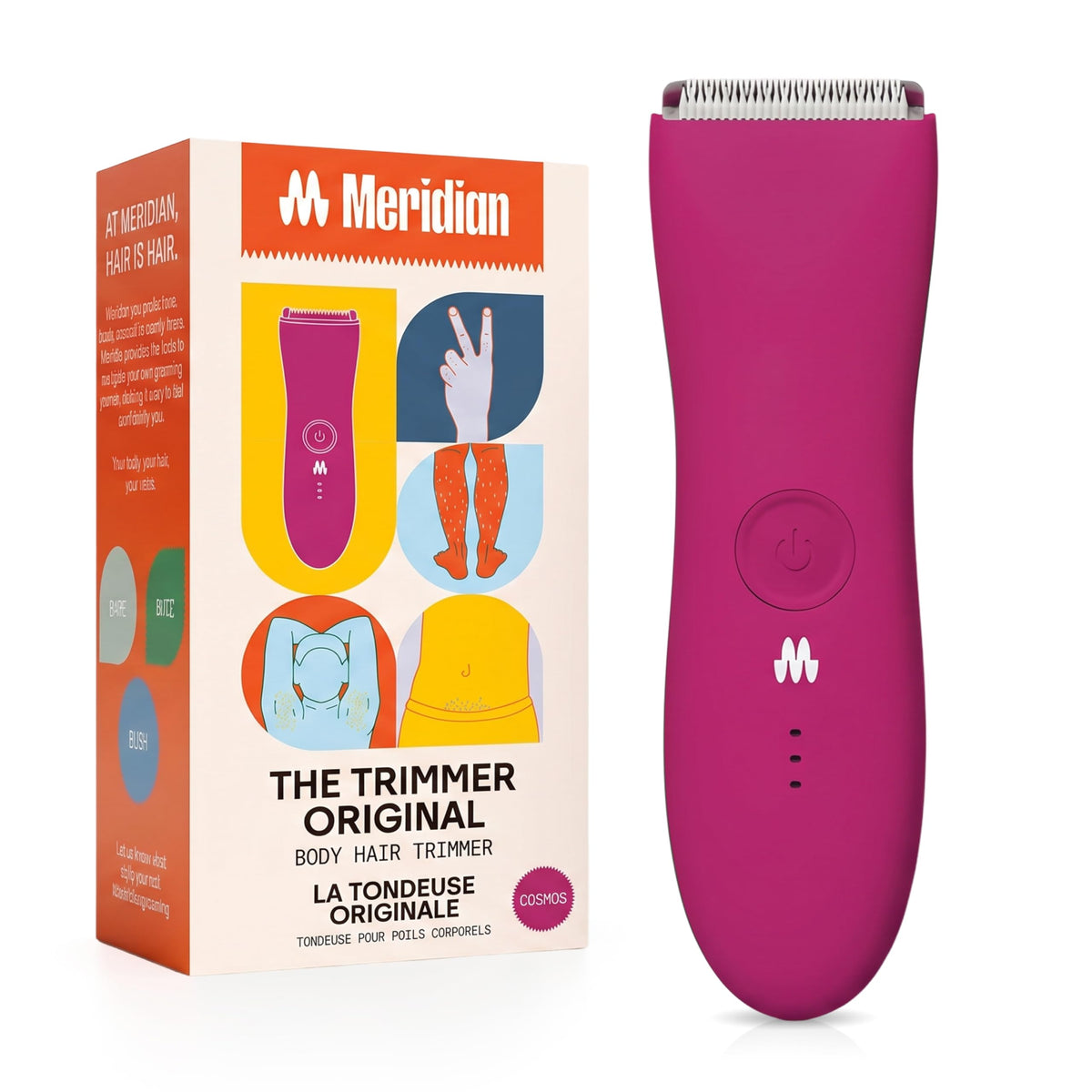 MERIDIAN The Trimmer Original front view with ceramic blade