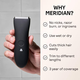 MERIDIAN The Trimmer Original side view showcasing ceramic blade