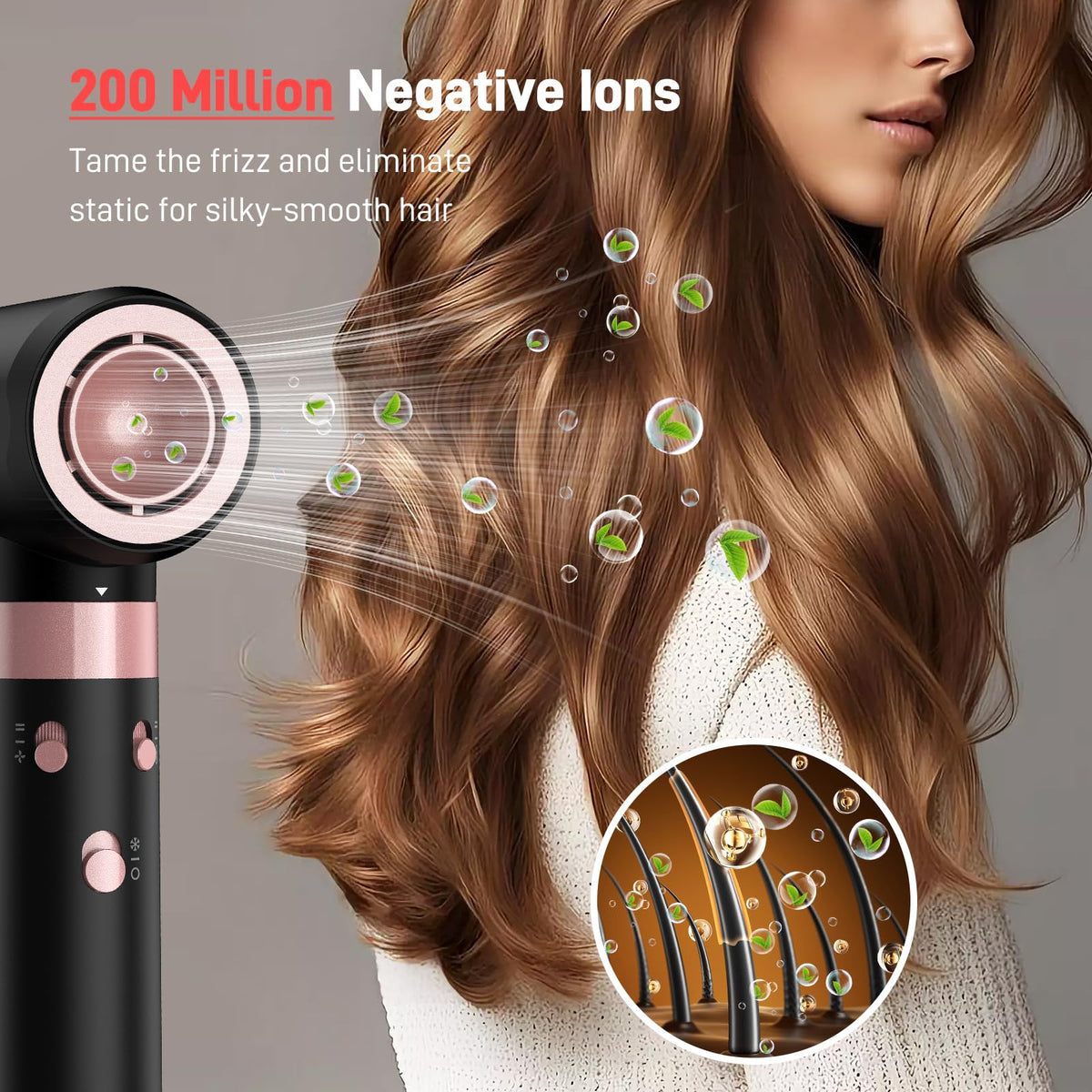 MESCOMB 3 in 1 Air Styler with negative ion technology