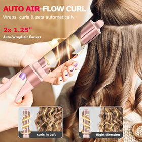 MESCOMB 5 in 1 Hot Air Styler auto-wrap curlers