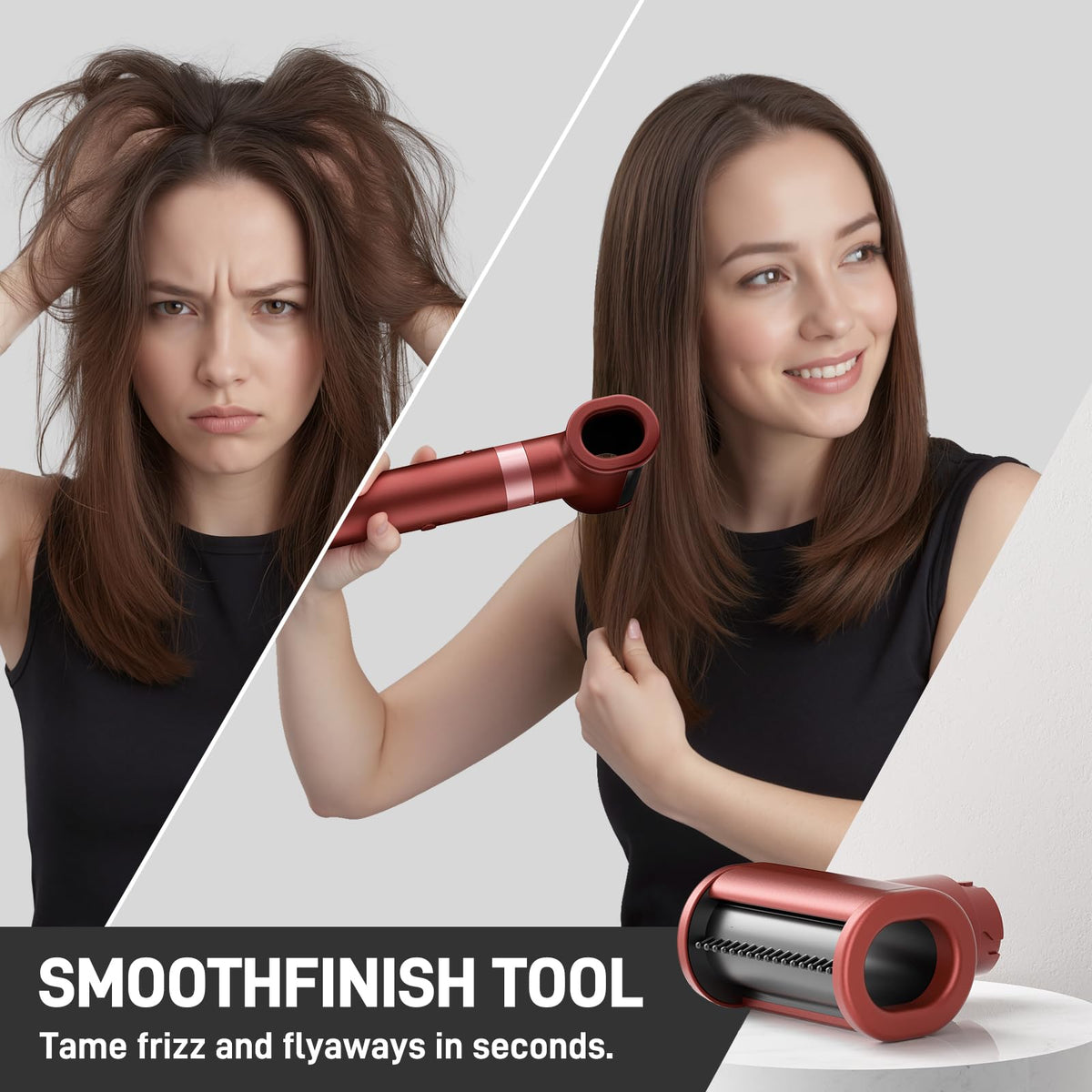 MESCOMB hair dryer styler and curling barrels