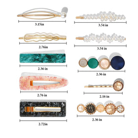 Metal hair clips included in Mehayi collection