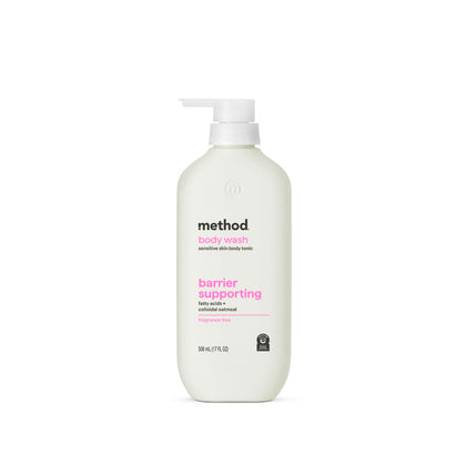 Method Barrier Supporting Body Wash 17 fl oz front view
