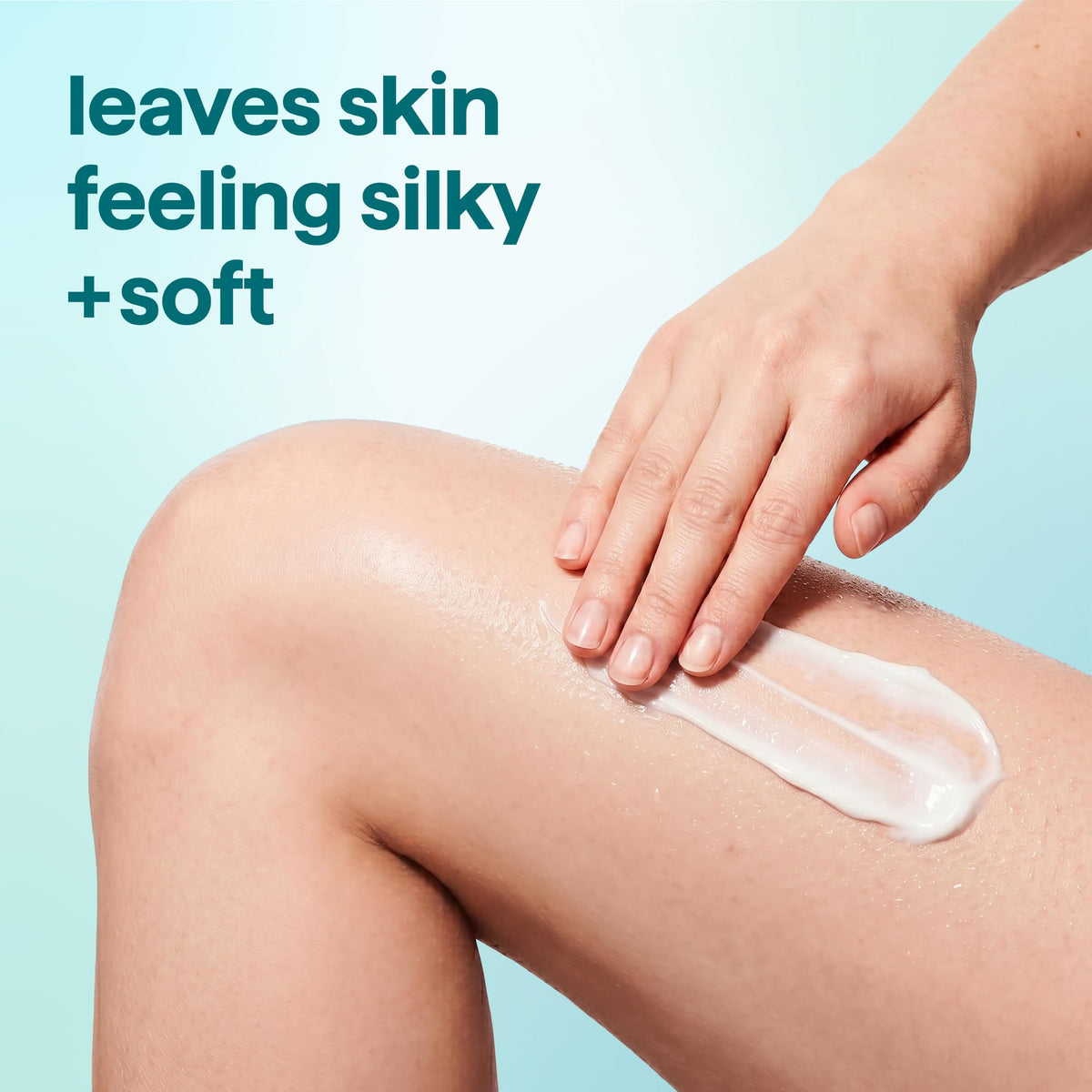 Method Body Lotion Coco Twist texture on hand