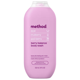 Method Body Wash Berry Balance 18 fl oz front view