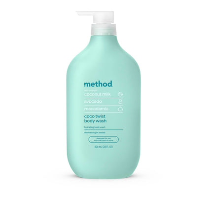 Method Body Wash Coco Twist 28 fl oz front view