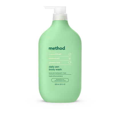 Method Body Wash Daily Zen 28 fl oz front view