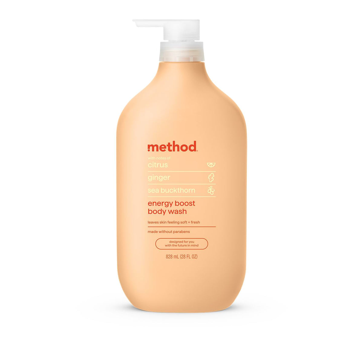 Method Body Wash Energy support 28 fl oz front view