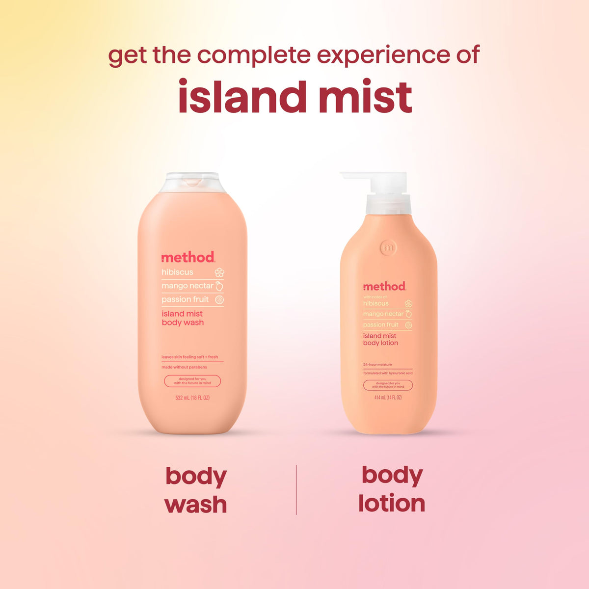 Method Body Wash Island Mist with tropical fruits