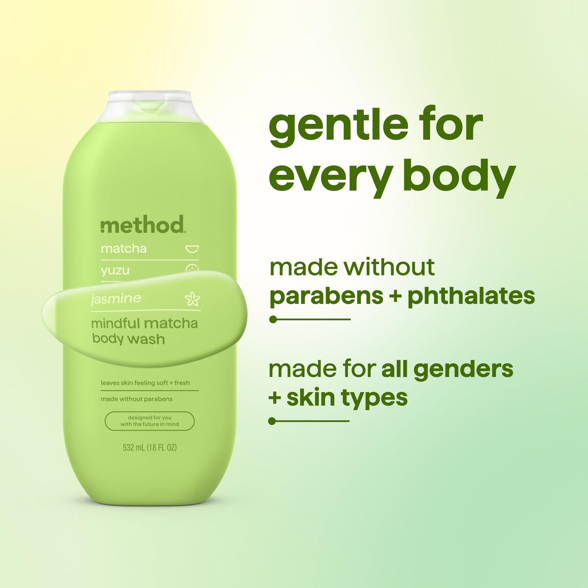 Method Body Wash Mindful Matcha ingredients list