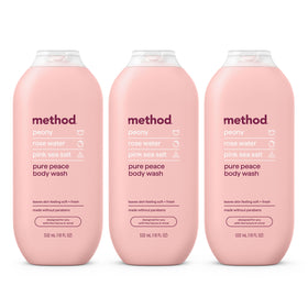 Method Body Wash Pure Peace 3 pack front view