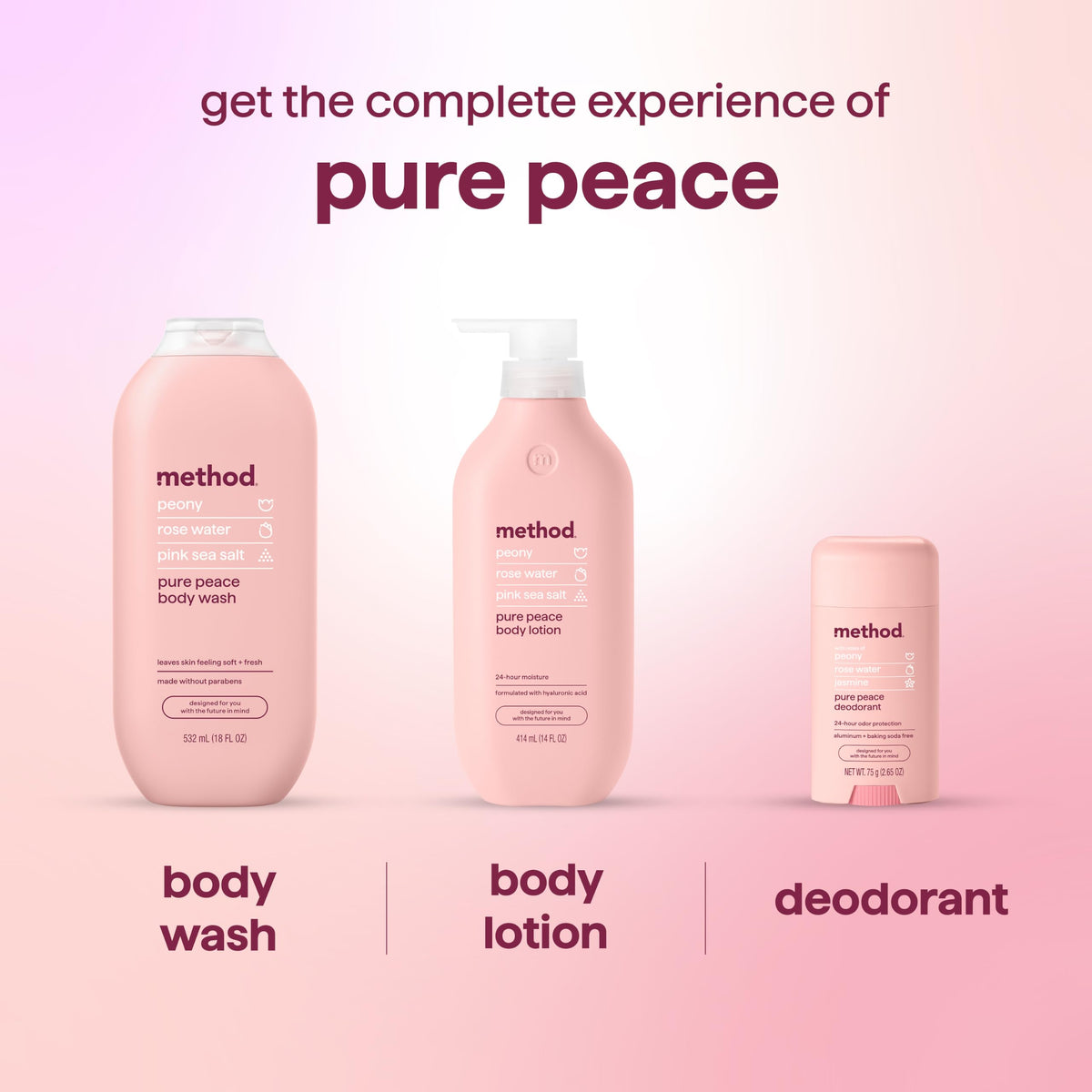 Method Body Wash Pure Peace with peonies and sea salt