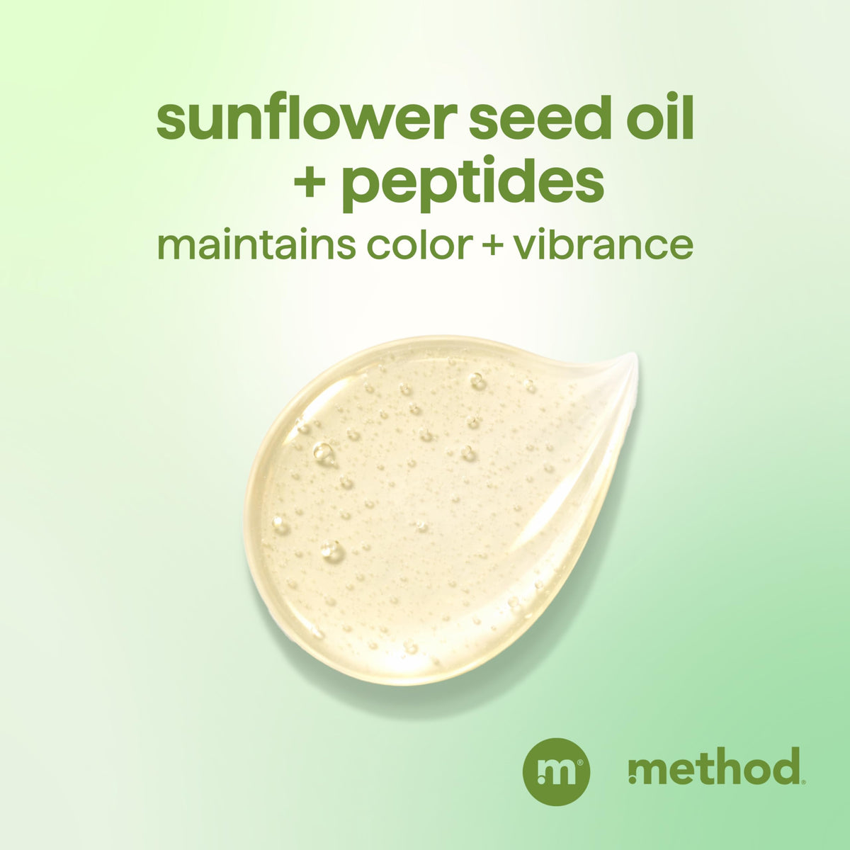 Method Color Protect Shampoo Mindful Matcha close-up of label