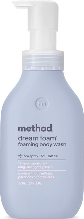 Method Dream Foam Foaming Body Wash 13.5oz front view