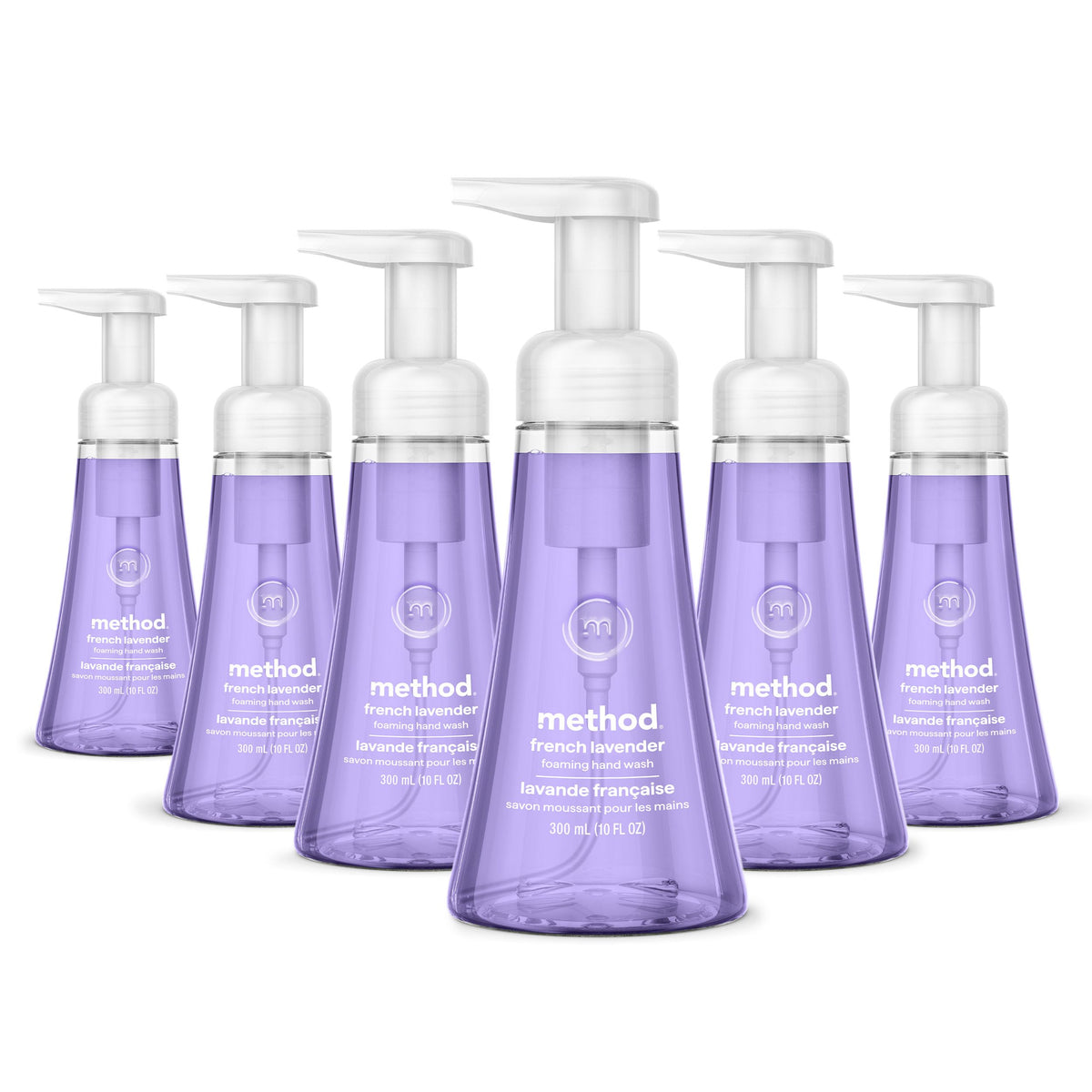 Method Foaming Hand Wash French Lavender 10 fl oz front view