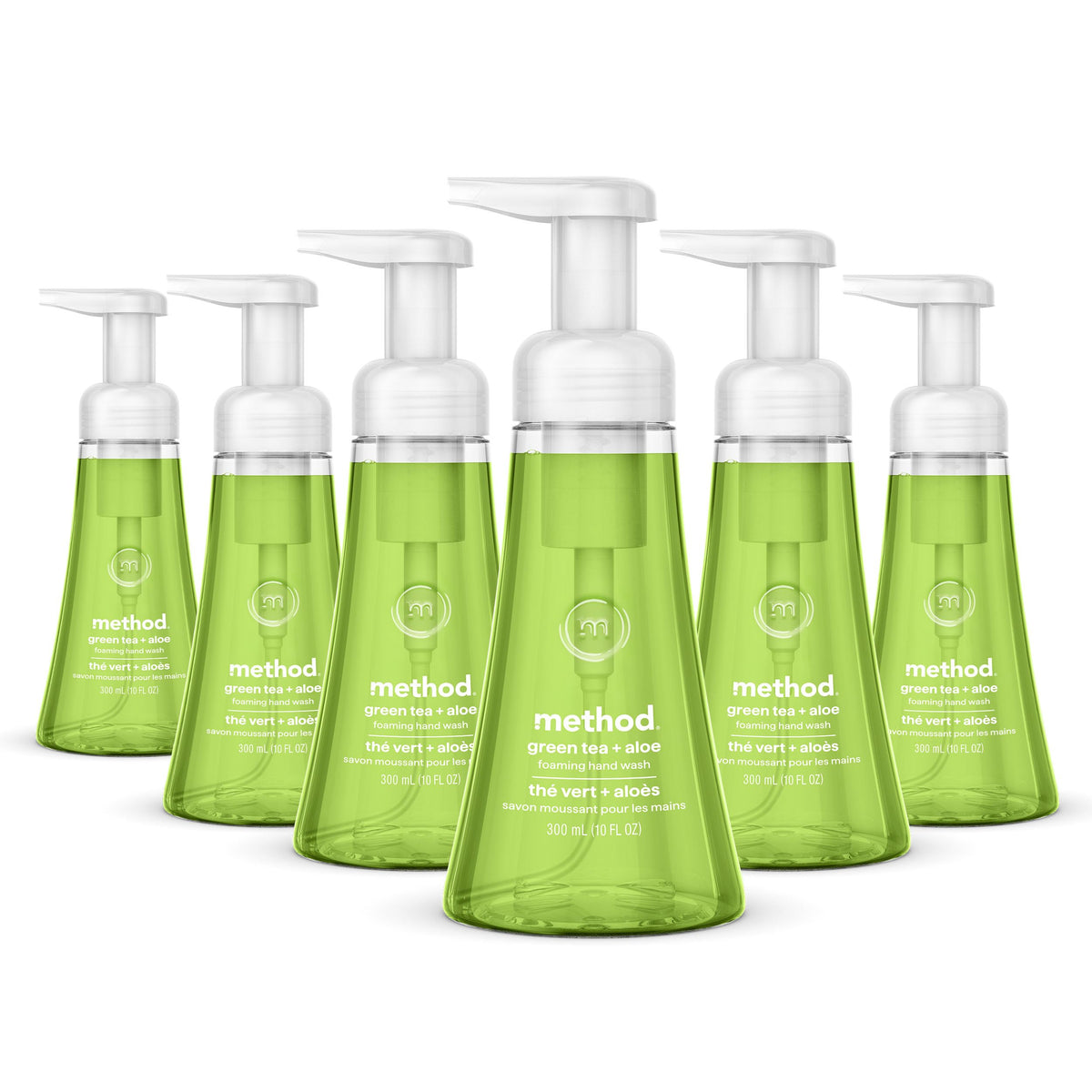 Method Foaming Hand Wash Green Tea + Aloe front view