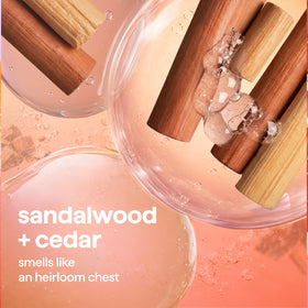 Method Foaming Hand Wash Sandalwood + Cedar 10 fl oz pump close-up