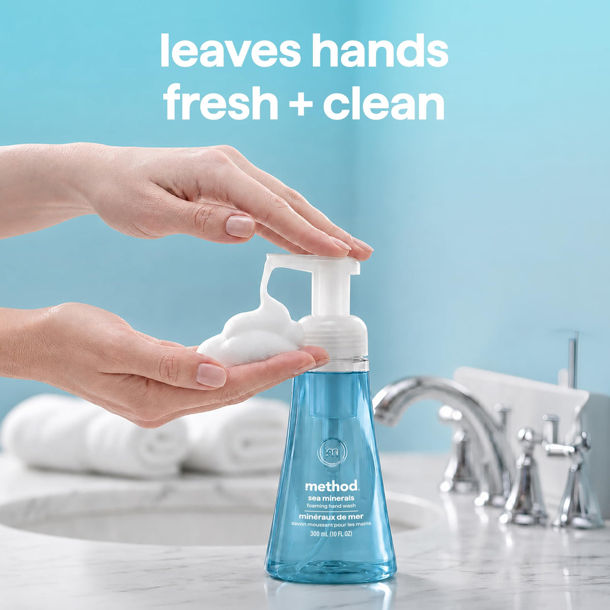 Method Foaming Hand Wash Sea Minerals 10 fl oz with refill pack