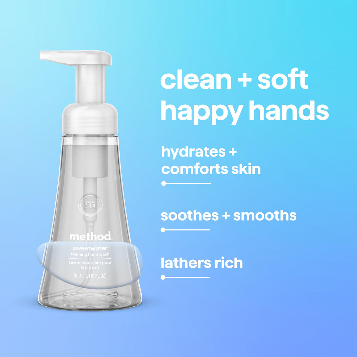 Method Foaming Hand Wash Sweet Water packaging