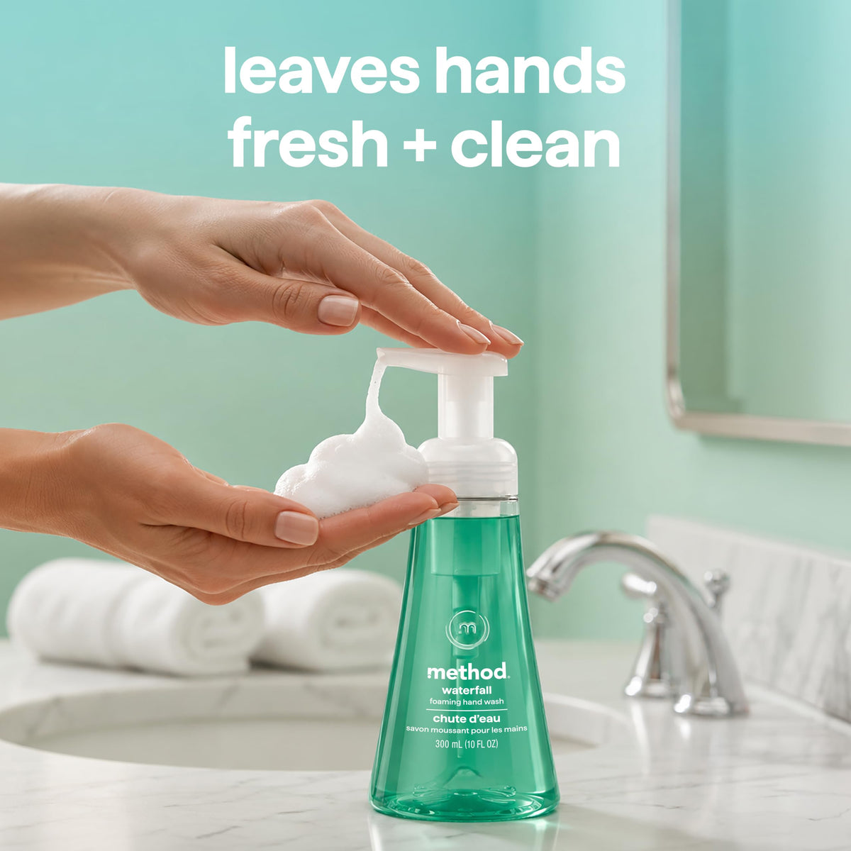 Method Foaming Hand Wash Waterfall with refill pack