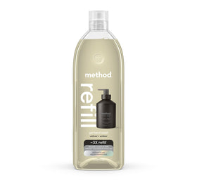 Method Gel Hand Soap Refill Vetiver + Amber 34 fl oz front view