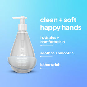 Method Gel Hand Soap Sweet Water 12 fl oz pump detail