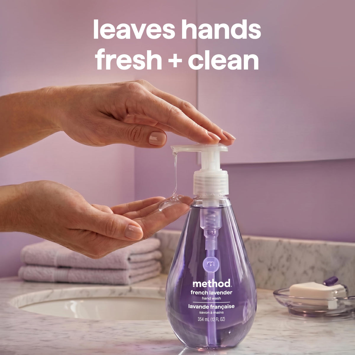 Method Gel Hand Wash bottle side view