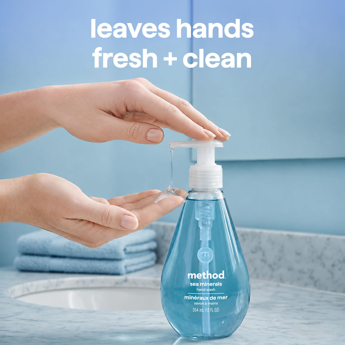 Method Gel Hand Wash Refill Sea Minerals back view