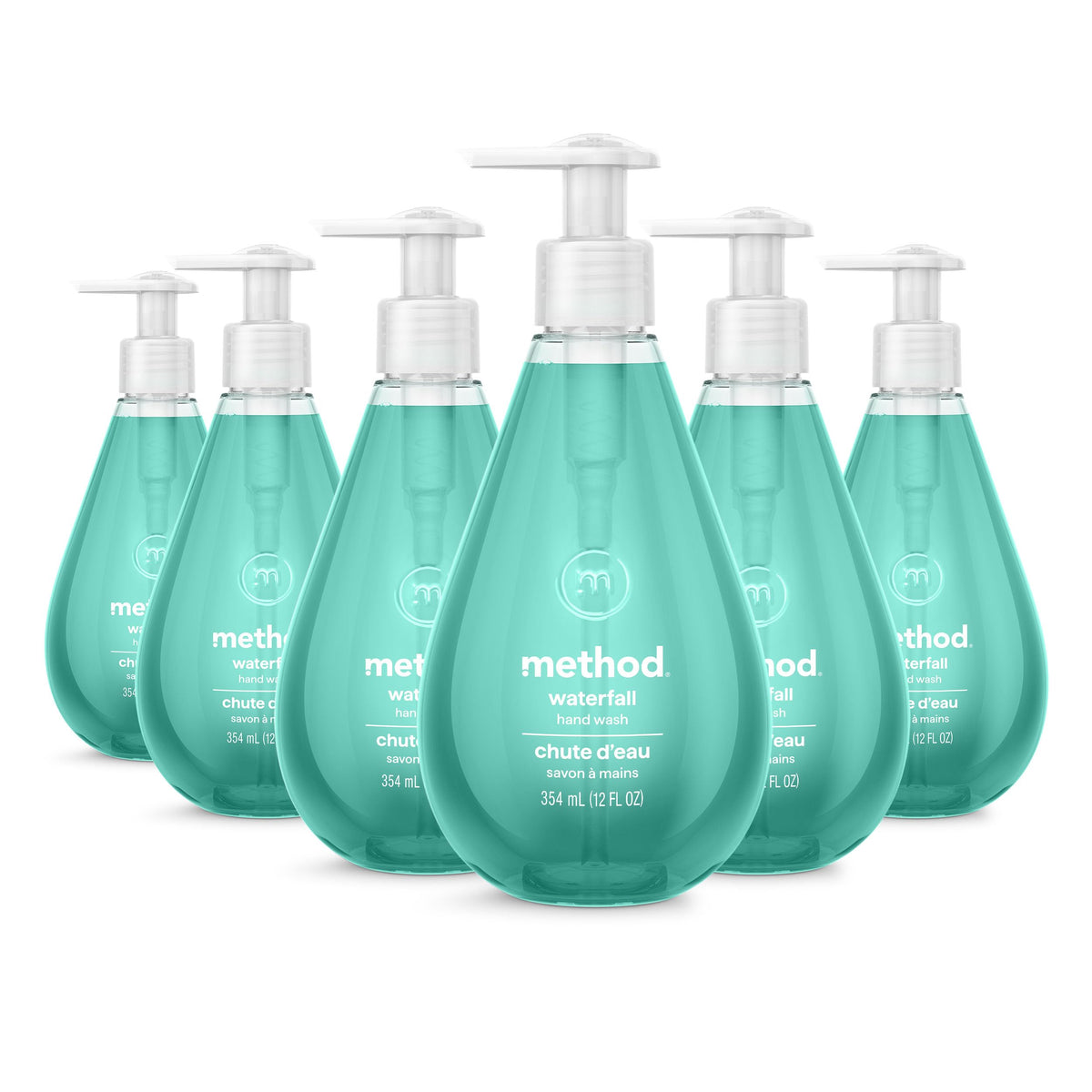 Method Gel Hand Wash Waterfall 12 fl oz front view