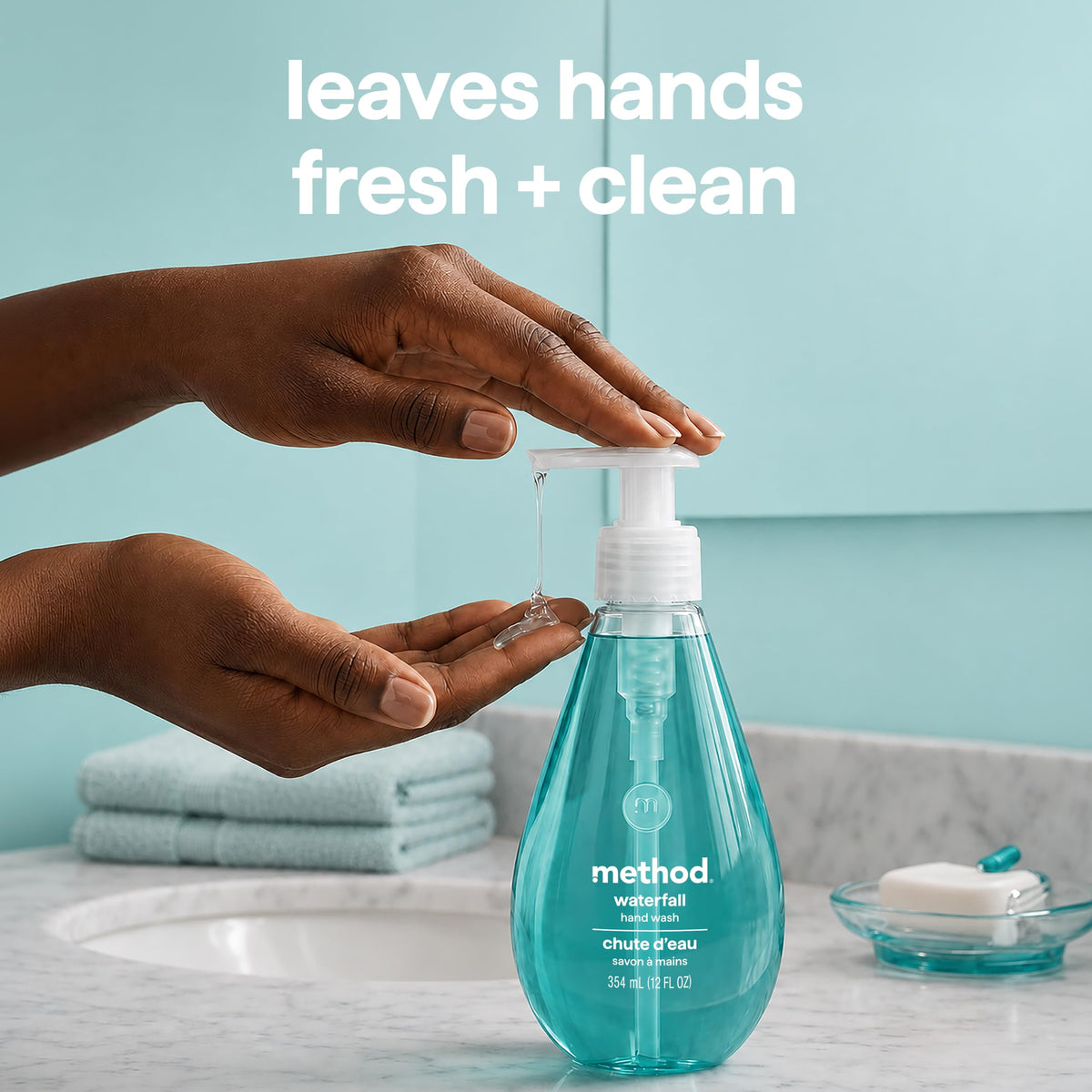 Method Gel Hand Wash Waterfall 12 fl oz with pump