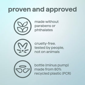 Method Hand + Body Lotion Sea + Surf packaging details