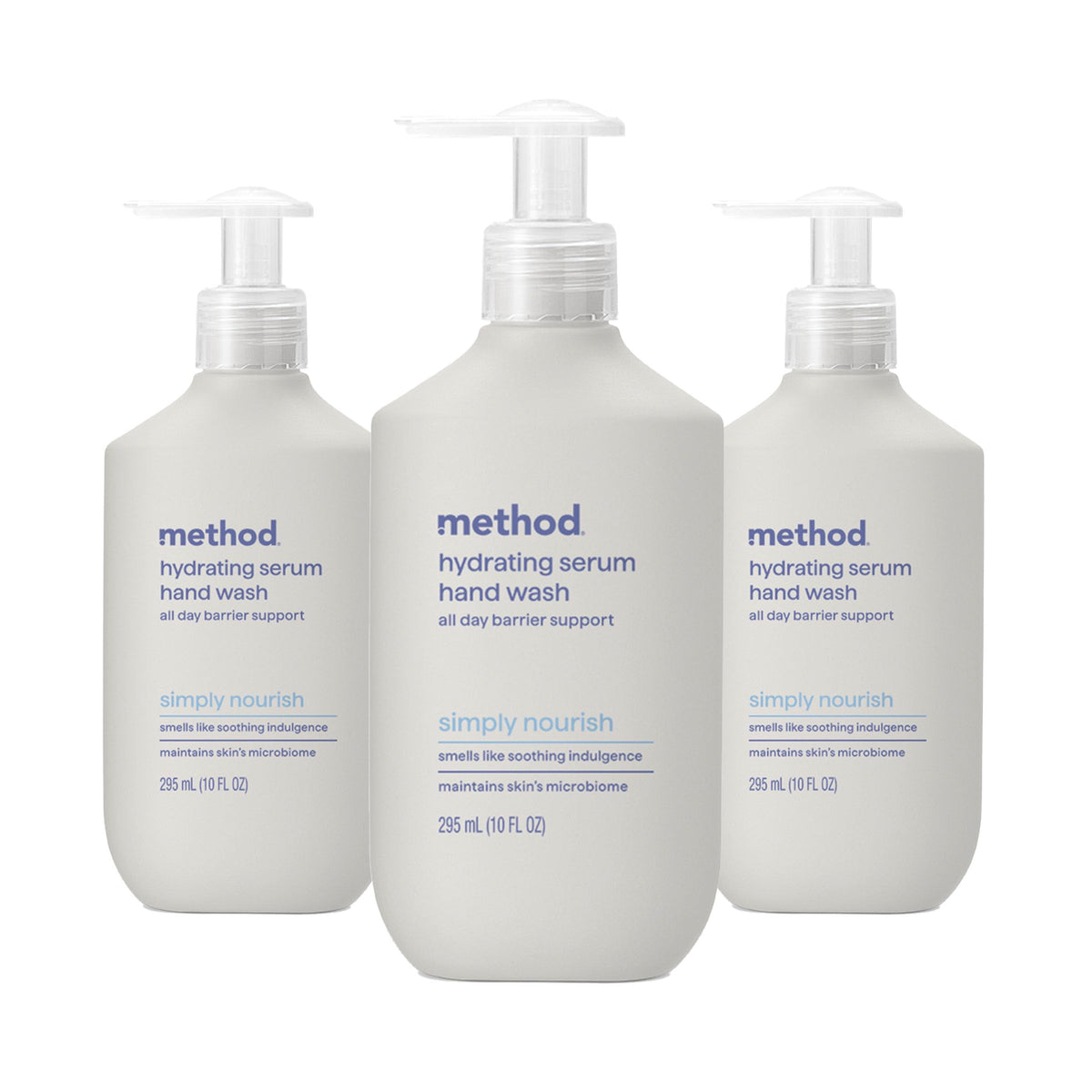 Method Hydrating Serum Hand Wash 3 Pack front view