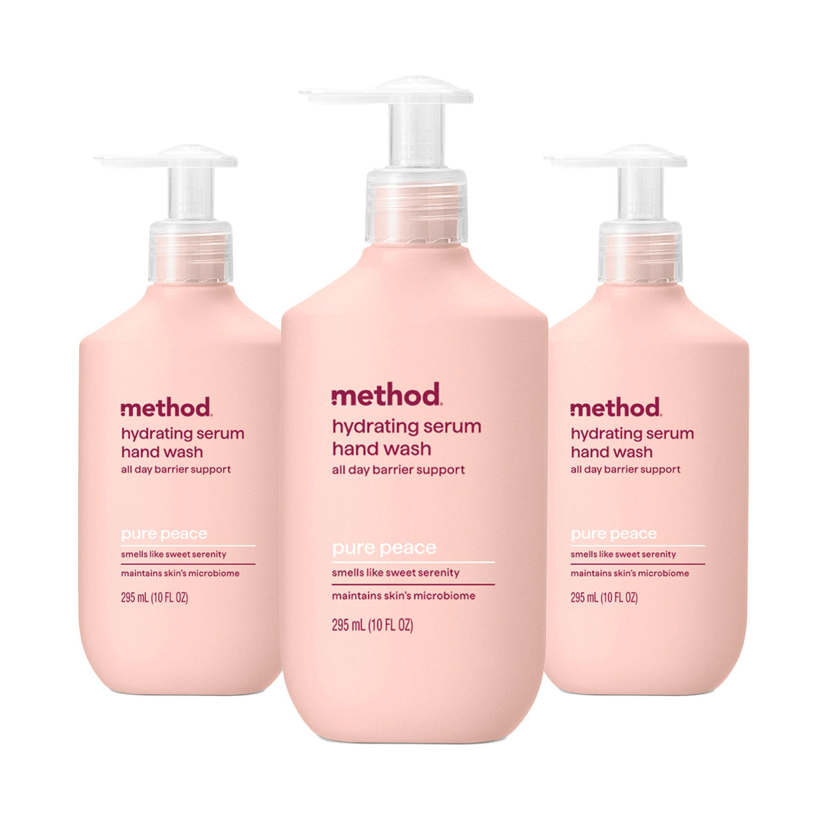 Method Hydrating Serum Hand Wash Pure Peace front view