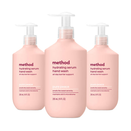 Method Hydrating Serum Hand Wash Pure Peace front view