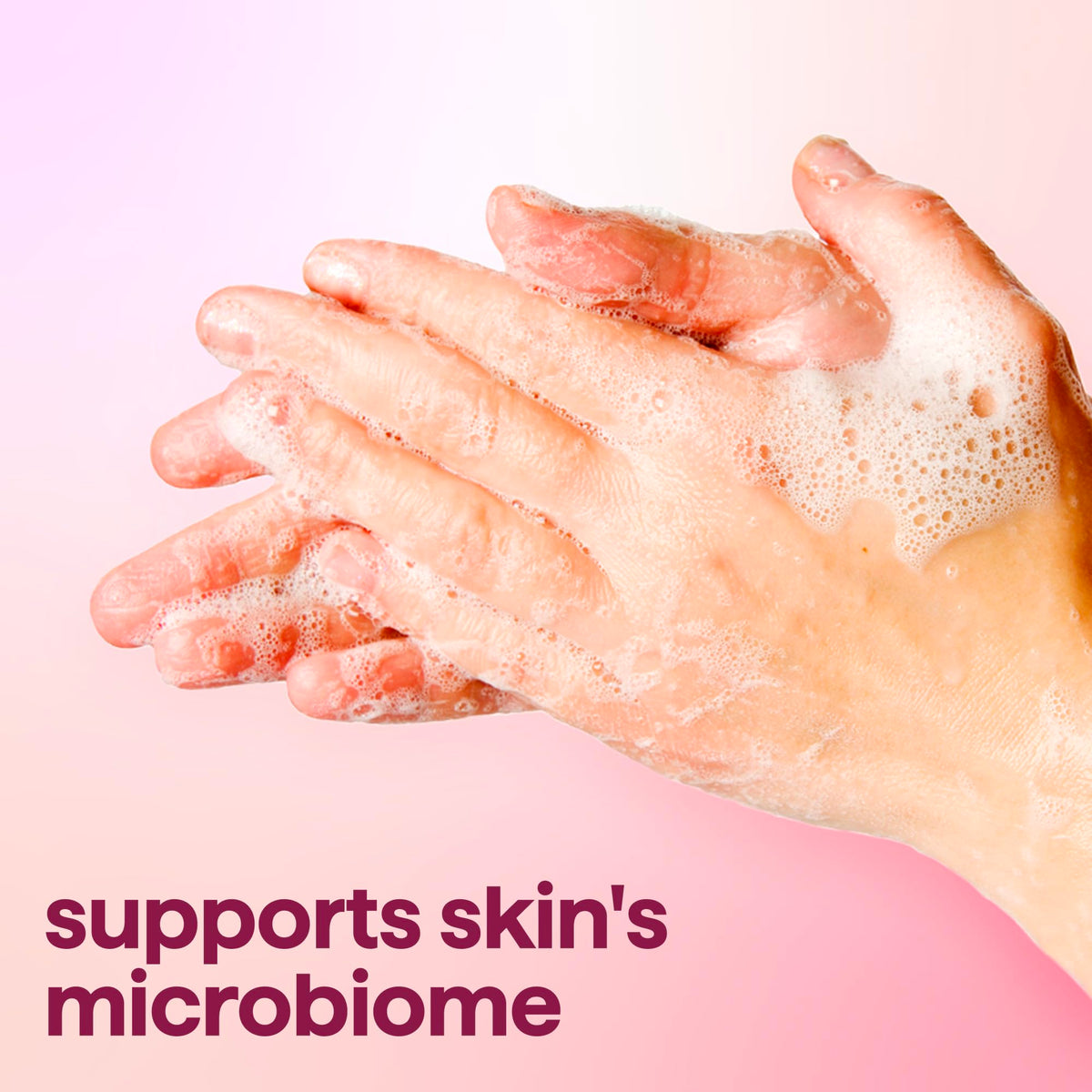 Method Hydrating Serum Hand Wash Pure Peace side view