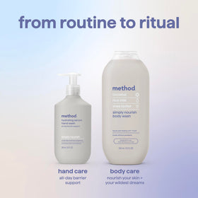 Method Hydrating Serum Hand Wash with soothing texture demonstration