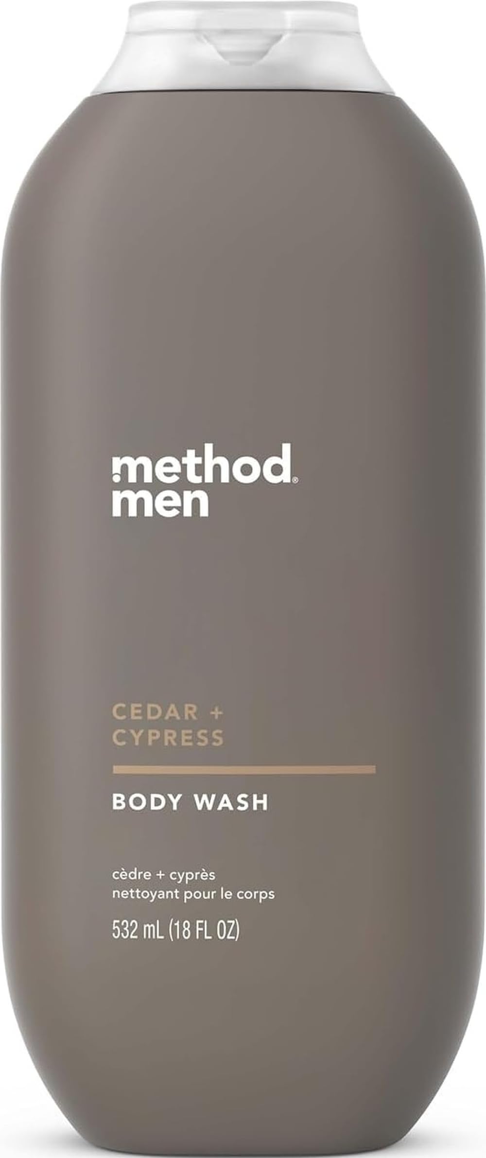 Method Men's Body Wash Cedar + Cypress front view