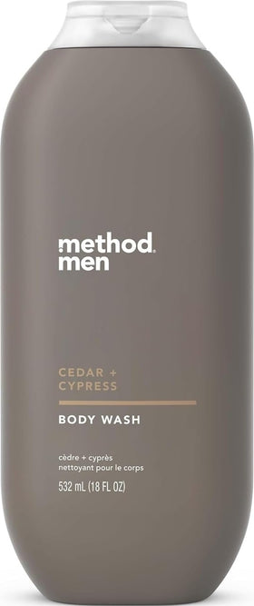 Method Men's Body Wash Cedar + Cypress front view