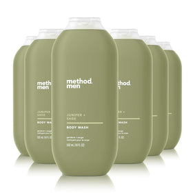 Method Men's Body Wash Juniper + Sage 18 fl oz front view